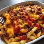 Cheeseburger French Fry Bake