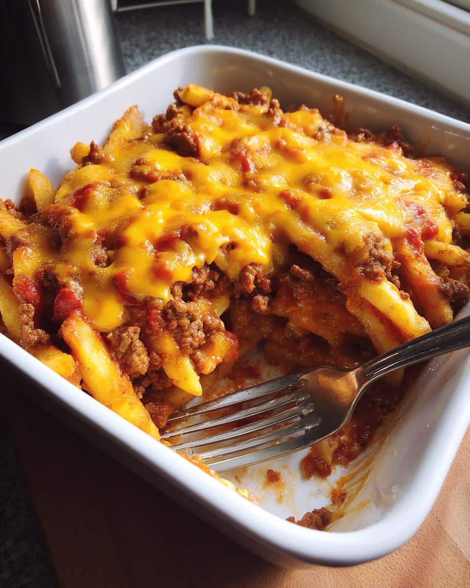 Cheeseburger French Fry Bake - detail 2
