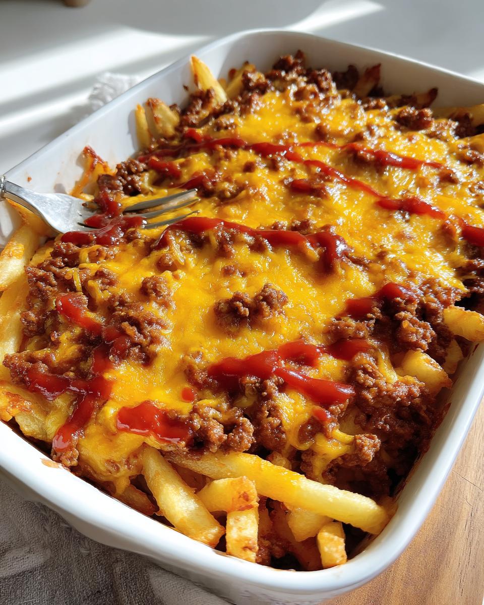 Cheeseburger French Fry Bake - detail 3