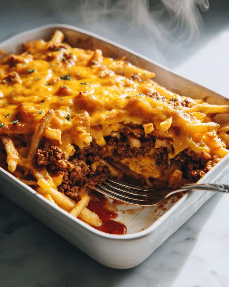 Cheeseburger French Fry Bake - detail 4