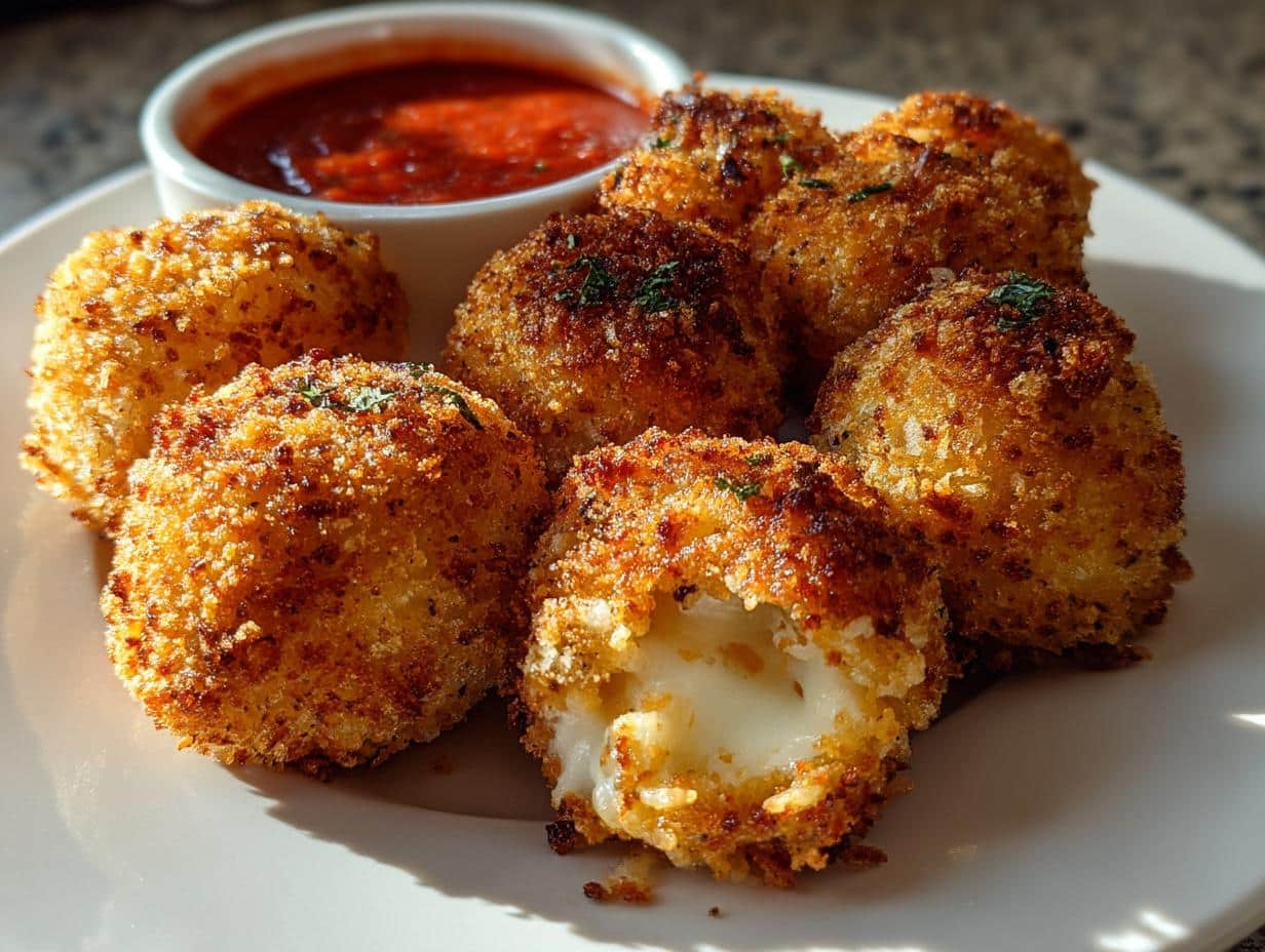 Crispy Cheesy Italian Arancini Balls in 18 Minutes