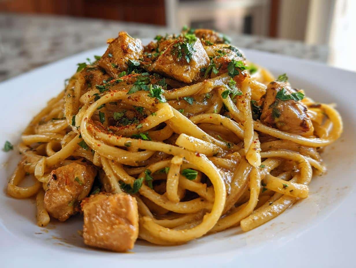 Cowboy Butter Chicken Linguine