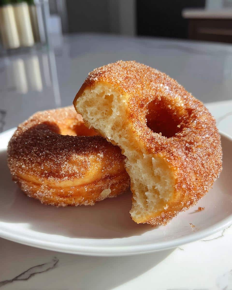 Easy Air Fryer Pumpkin Donuts - detail 1