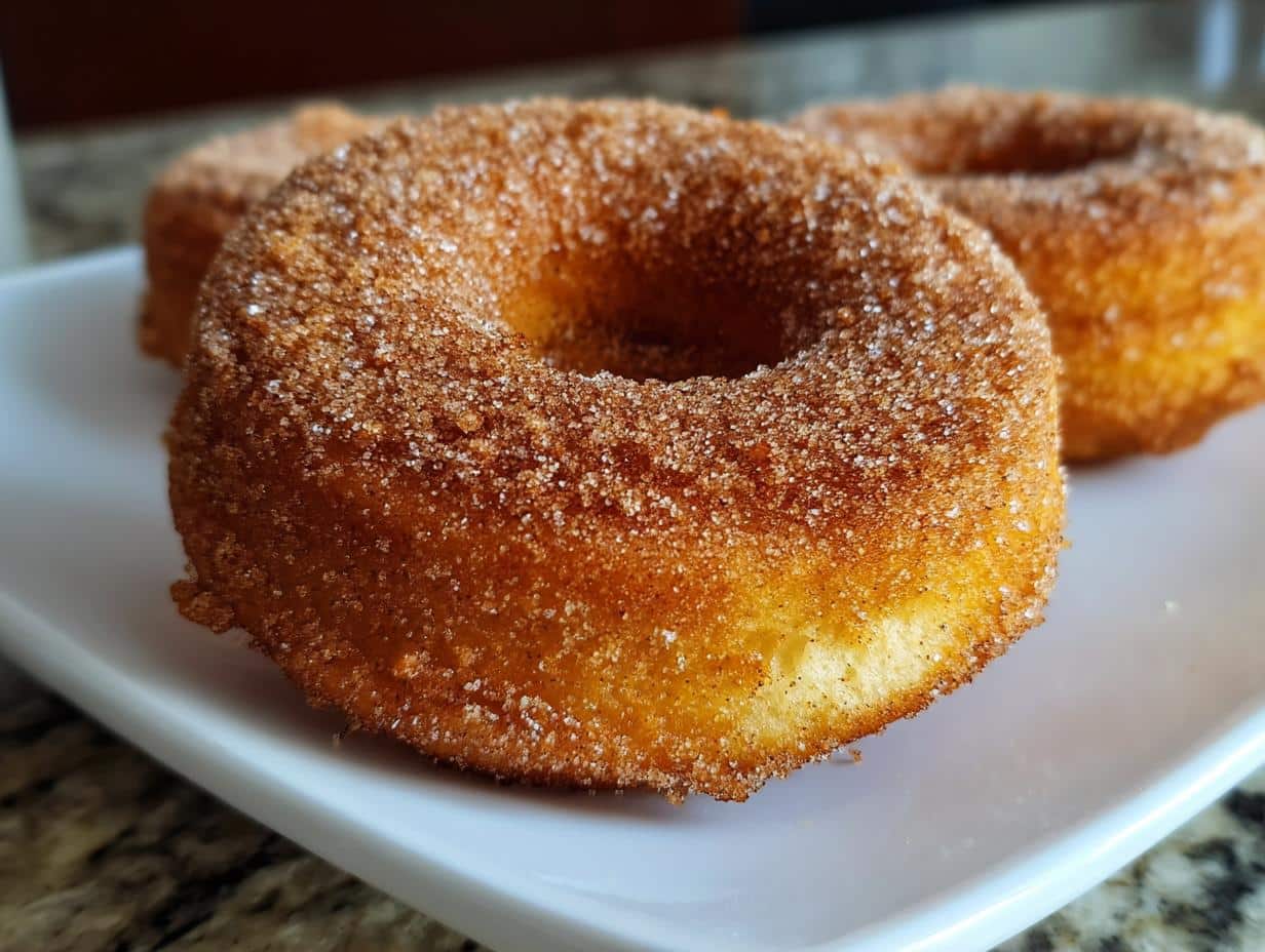 Easy Air Fryer Pumpkin Donuts