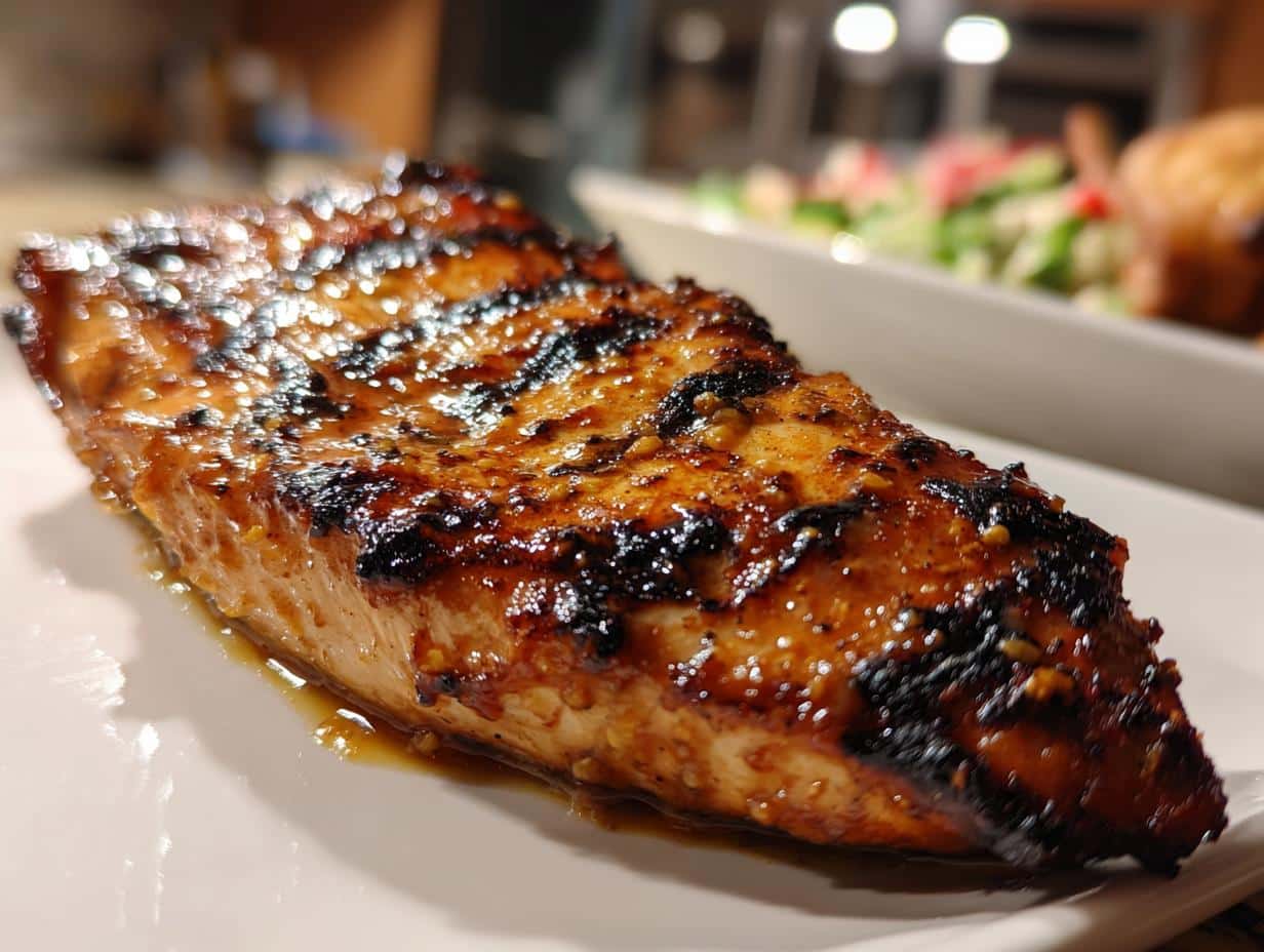 Juicy Grilled Honey Mustard Chicken Recipe in 4 Simple Steps