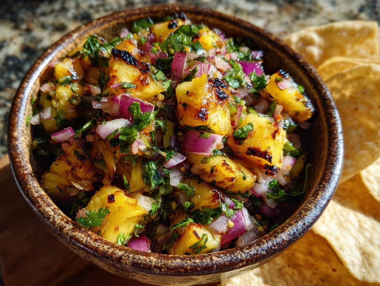Grilled Pineapple Salsa