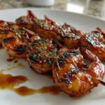 Honey Sriracha Grilled Shrimp