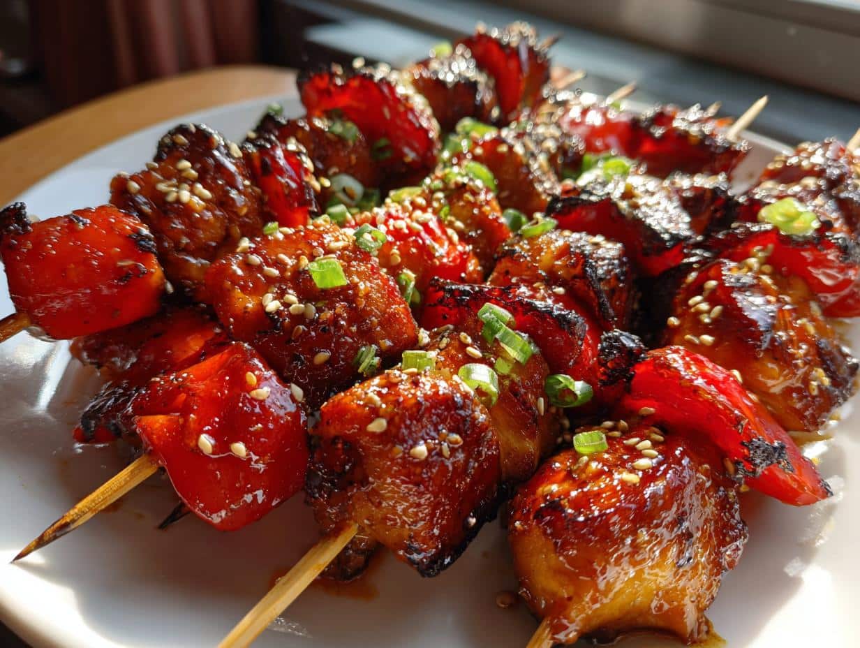 How to make Korean BBQ Chicken Skewers in 30 Minutes