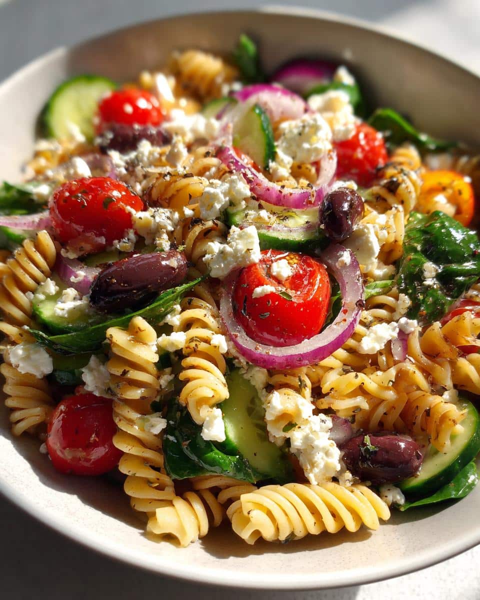 Mediterranean Pasta Salad - detail 1