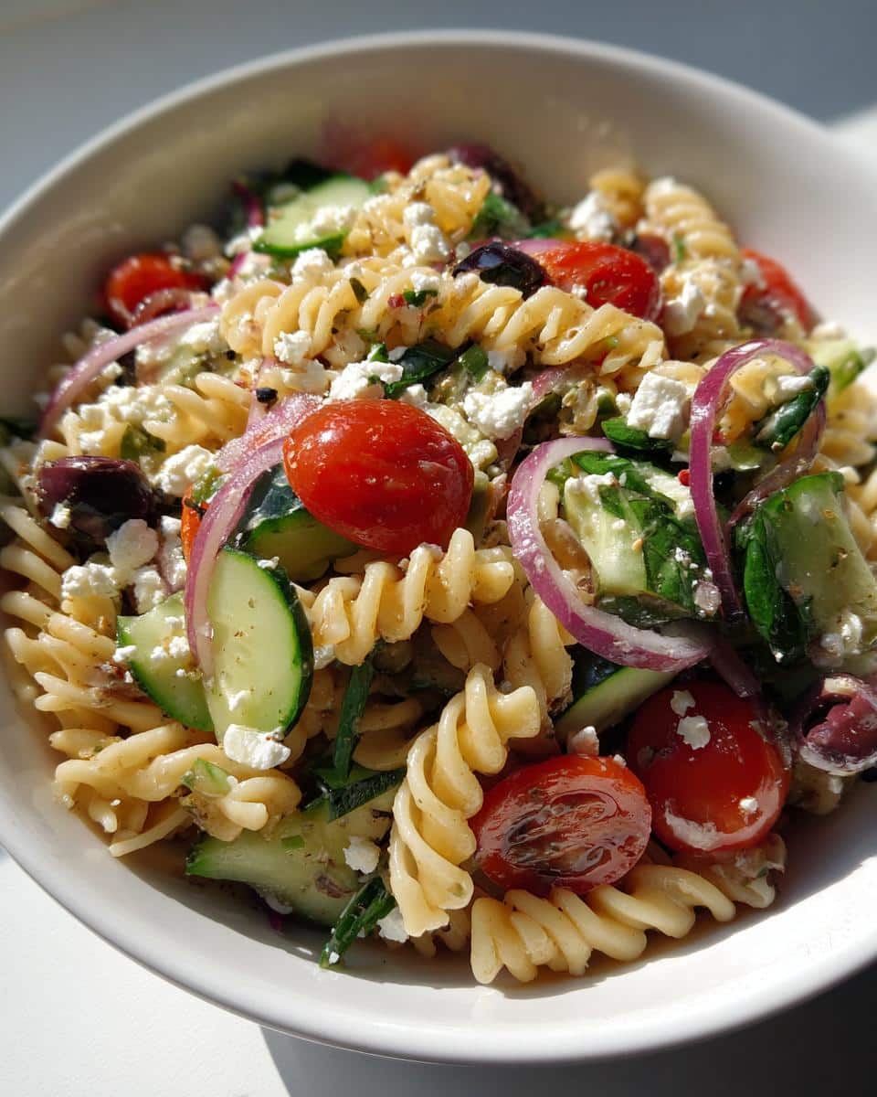 Mediterranean Pasta Salad - detail 2