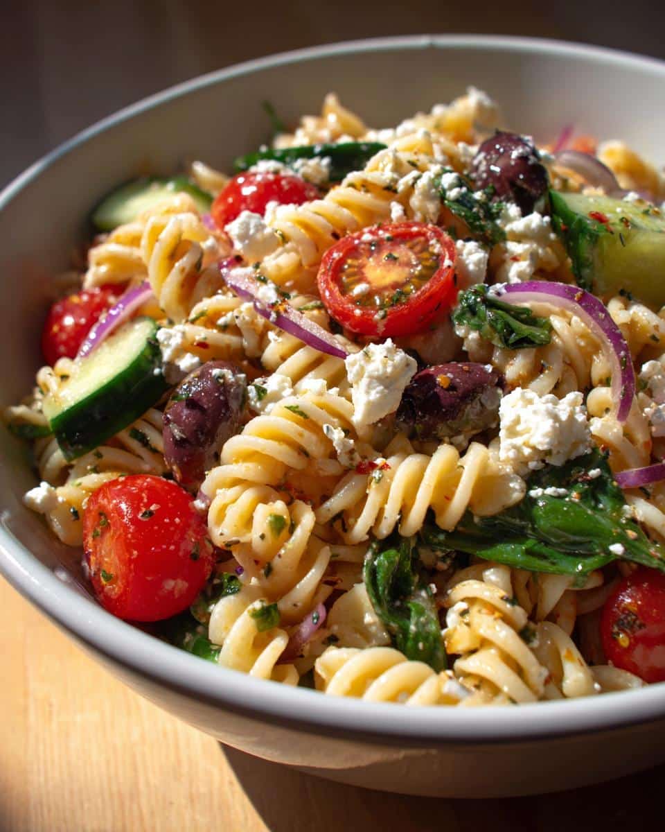 Mediterranean Pasta Salad - detail 3
