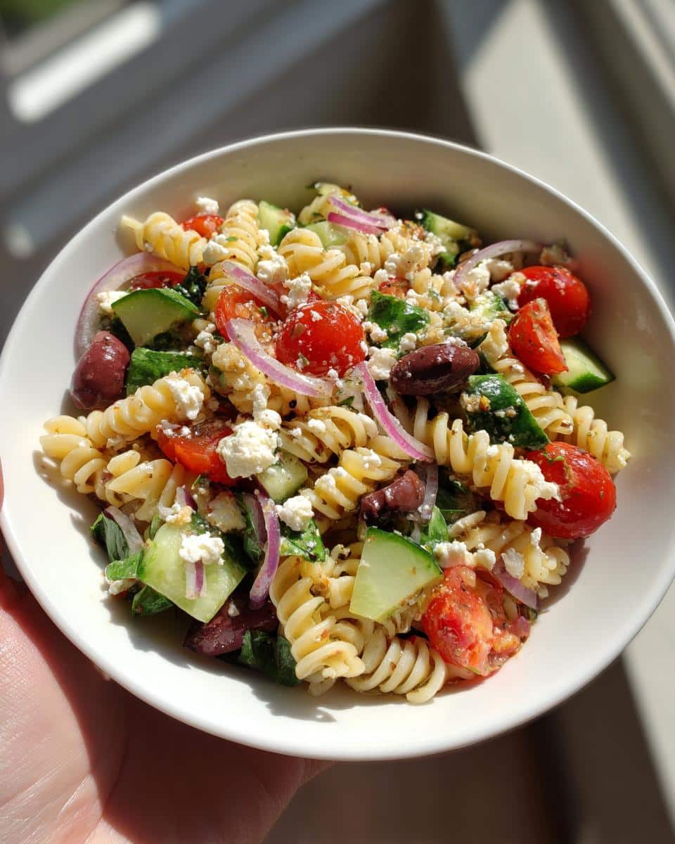 Mediterranean Pasta Salad - detail 4
