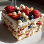 No Bake Summer Berry Icebox Cake