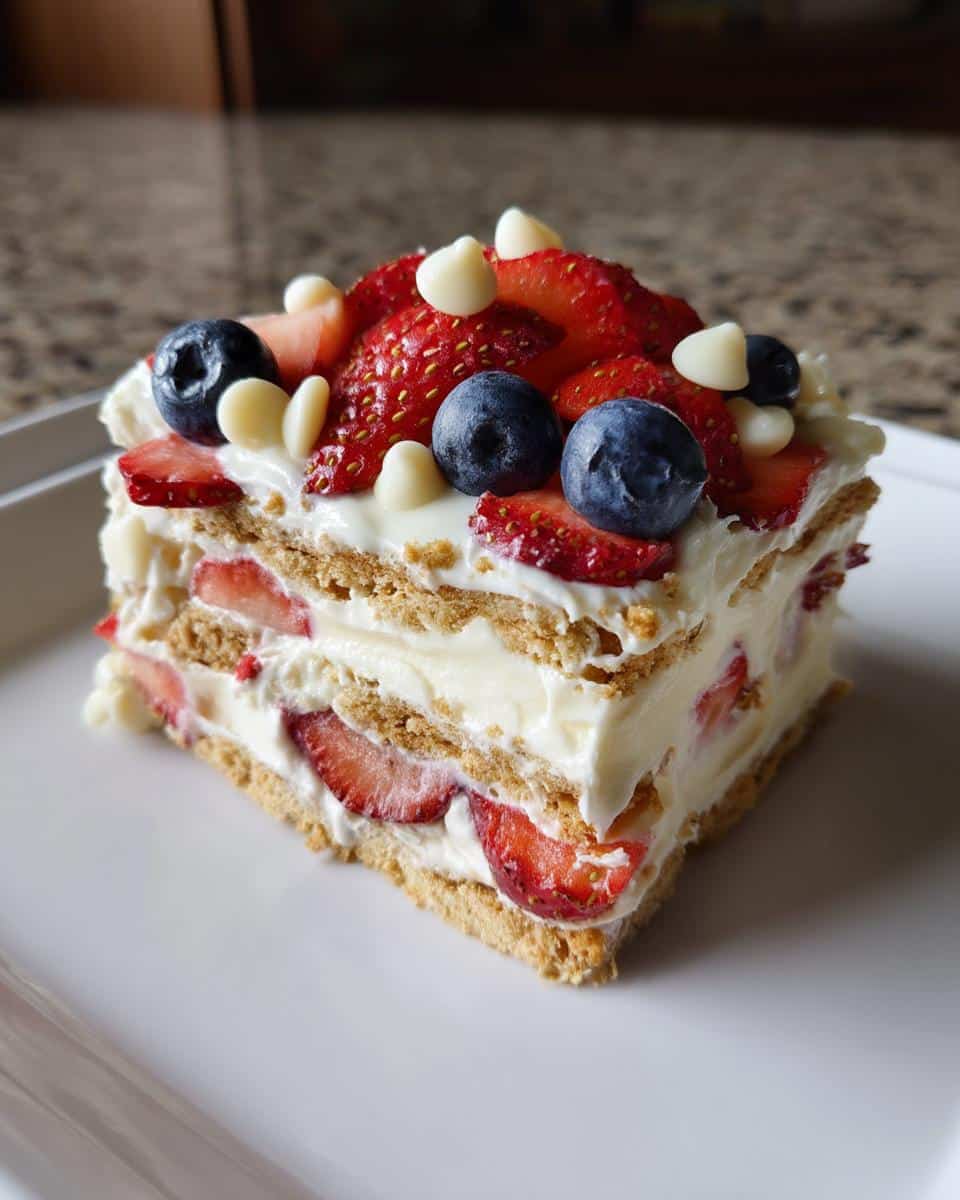 No Bake Summer Berry Icebox Cake - detail 2