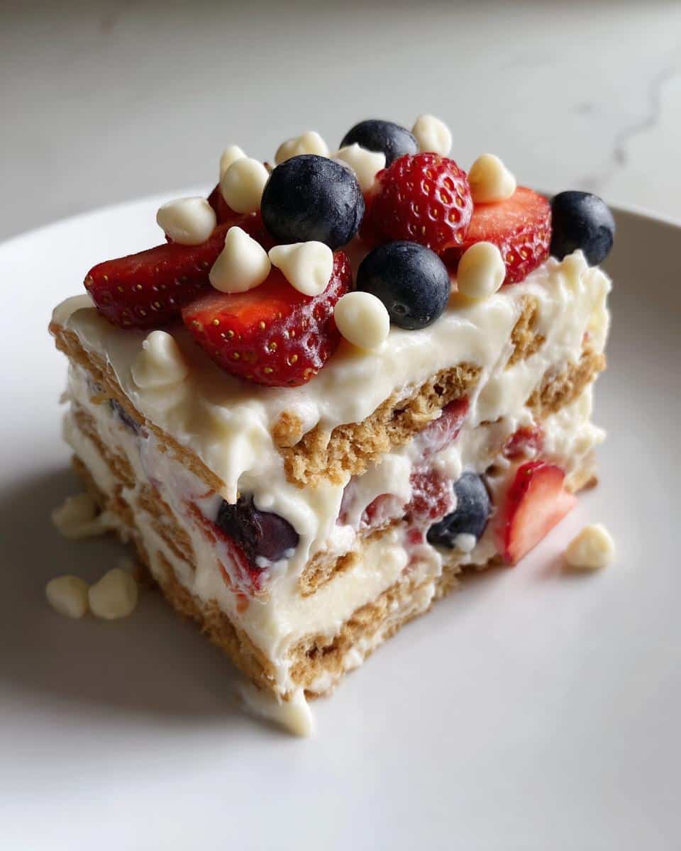 No Bake Summer Berry Icebox Cake - detail 3
