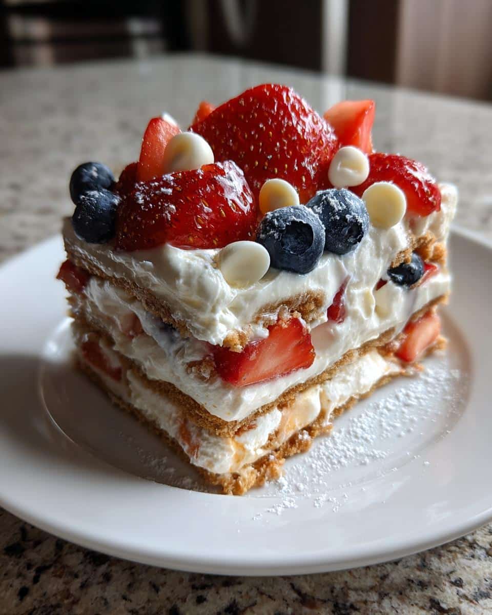 No Bake Summer Berry Icebox Cake - detail 4