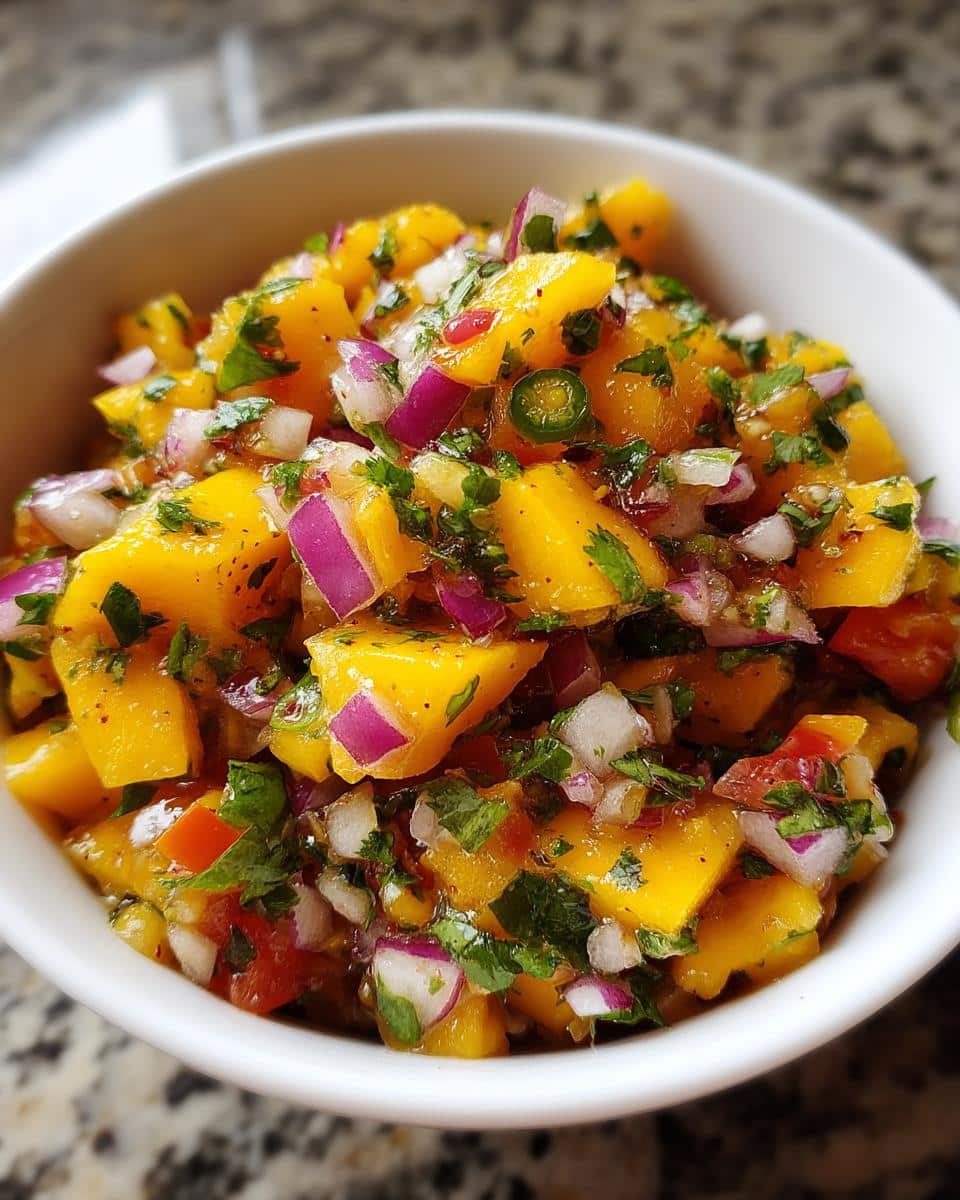 Peach Mango Salsa - detail 2