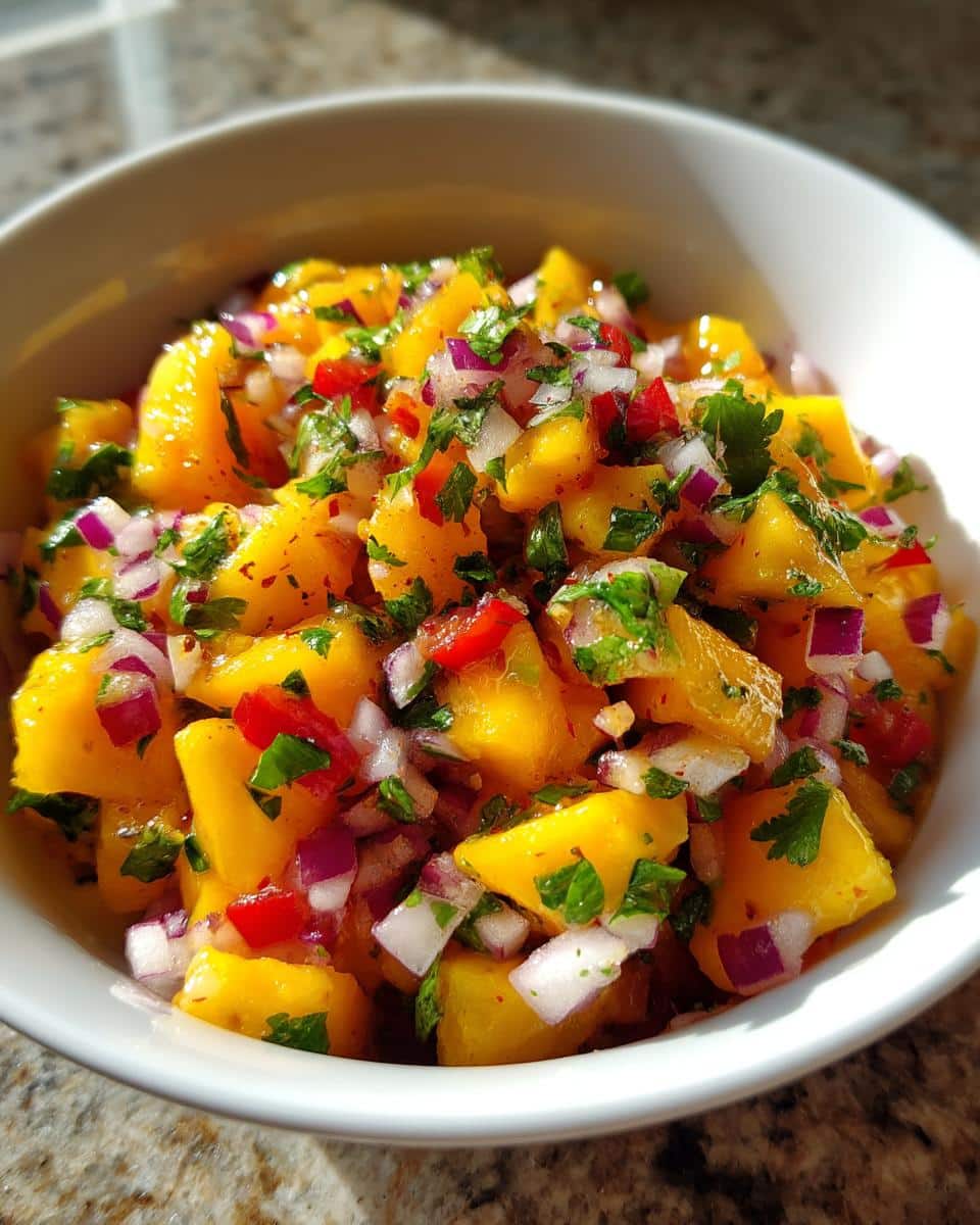 Peach Mango Salsa - detail 3