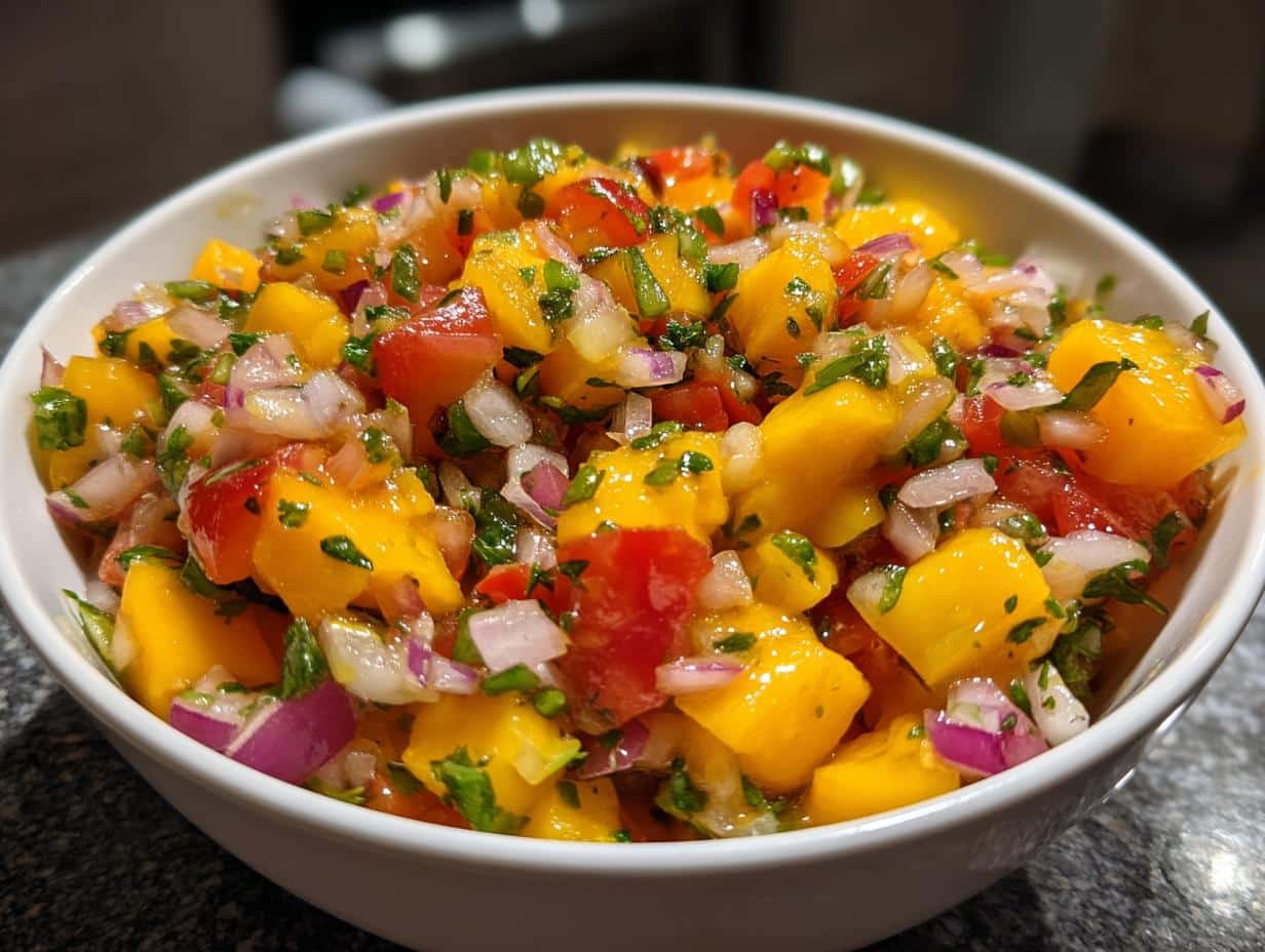 Peach Mango Salsa