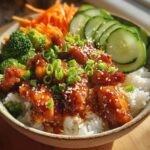 Sticky Chicken Rice Bowls
