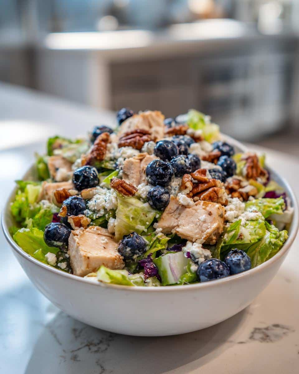 blueberry chicken chopped salad - detail 3