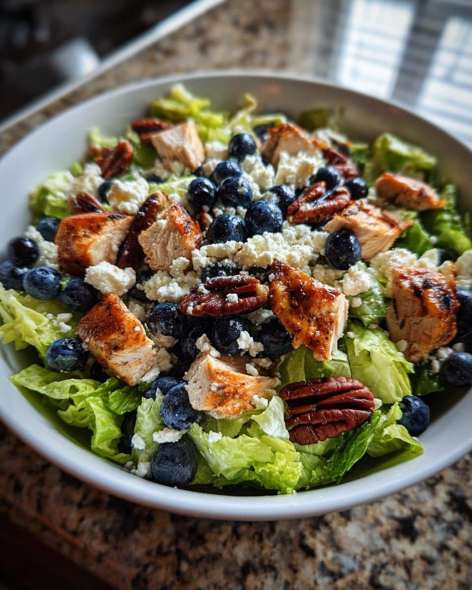 blueberry chicken chopped salad - detail 4