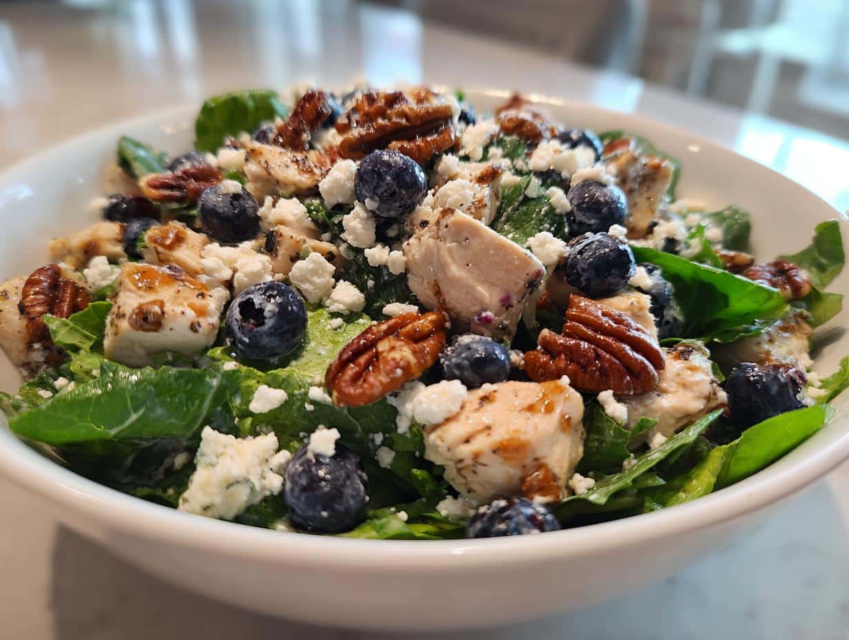 Blueberry Chicken Chopped Salad