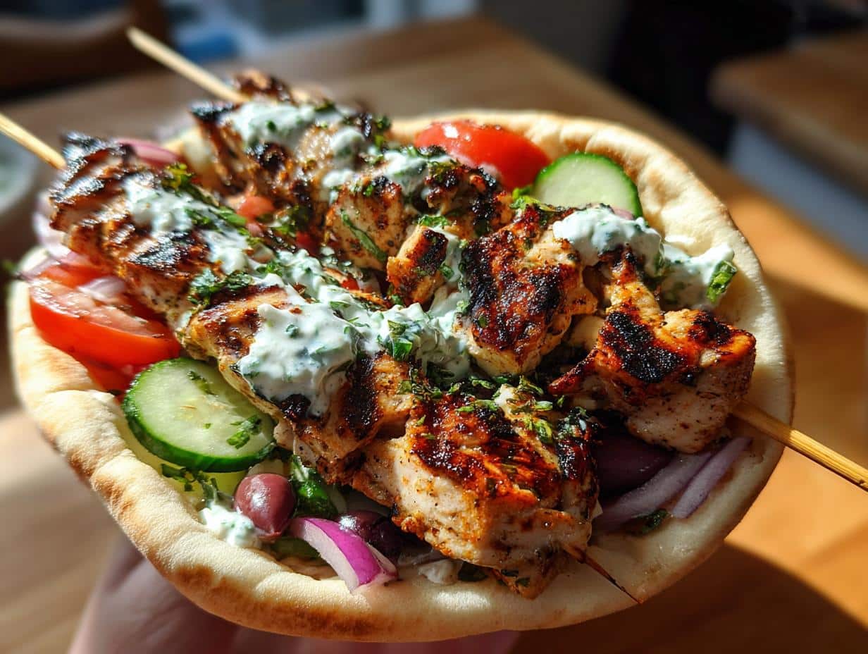 Homemade Chicken Souvlaki Recipe
