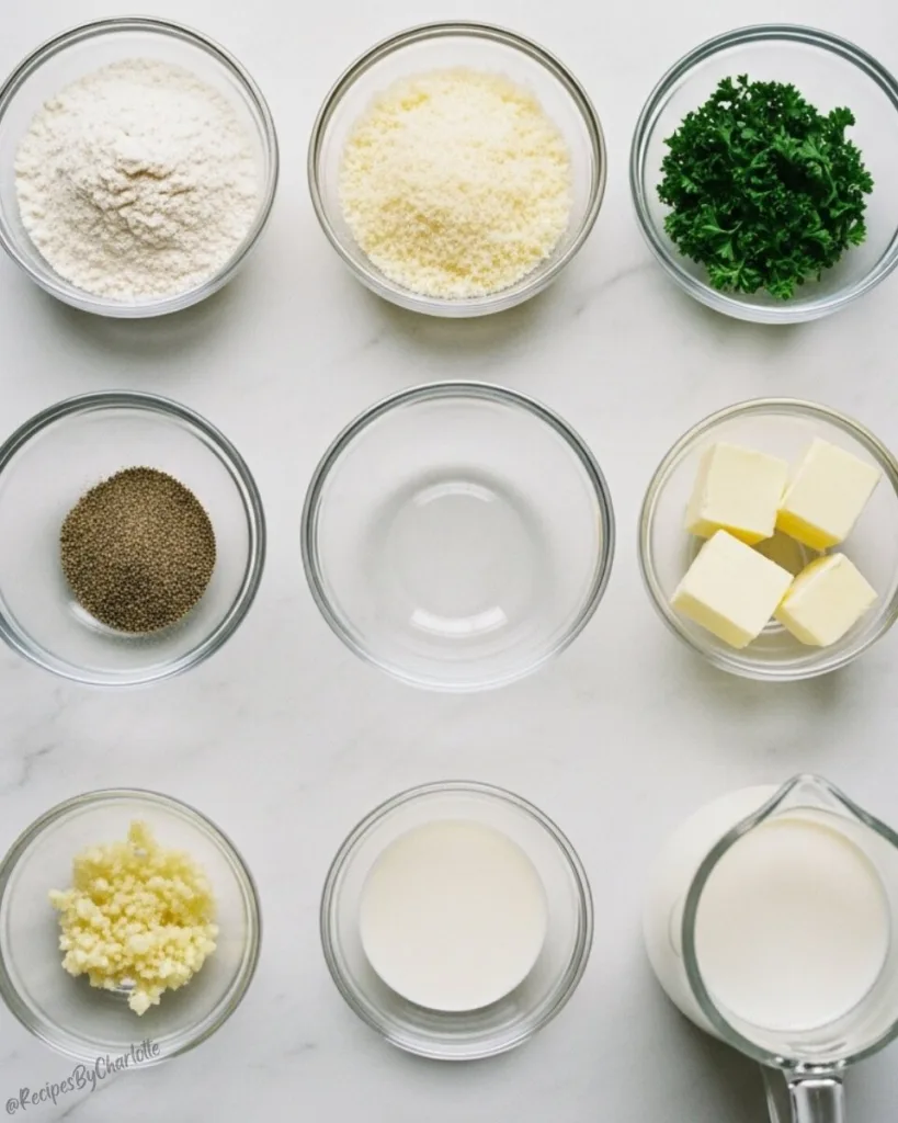 White Garlic Sauce ingredients