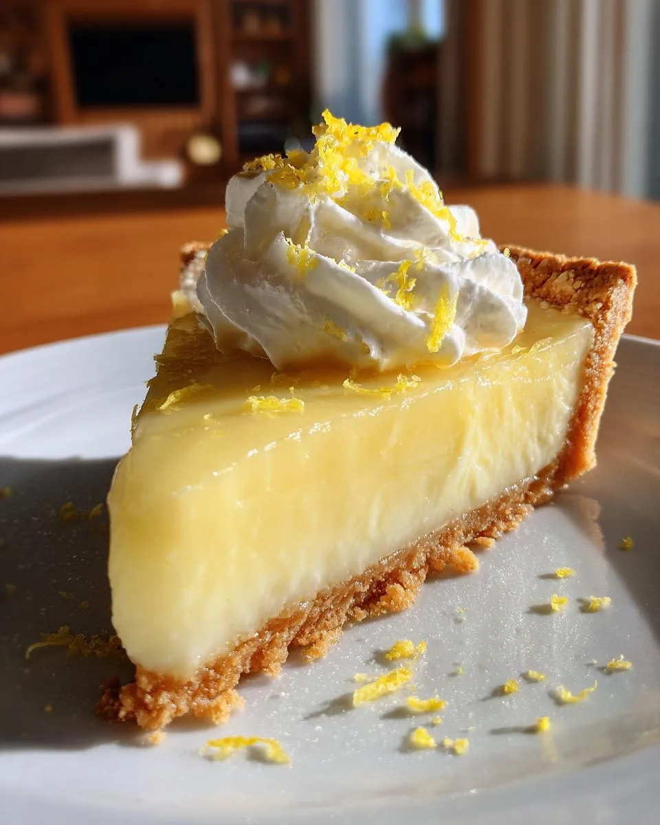 3 Ingredient Magic Lemon Pie - detail 4