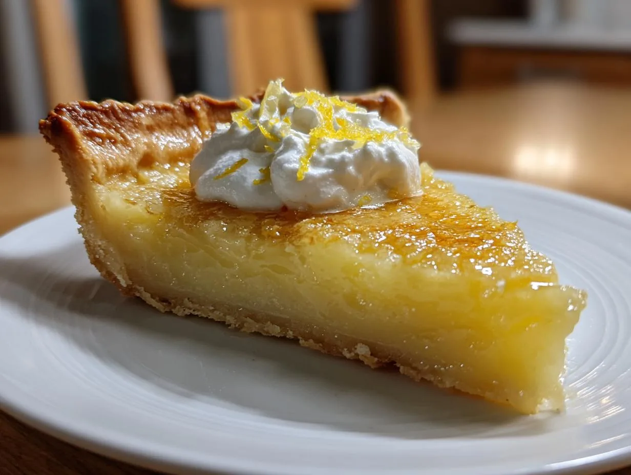 3 Ingredient Magic Lemon Pie