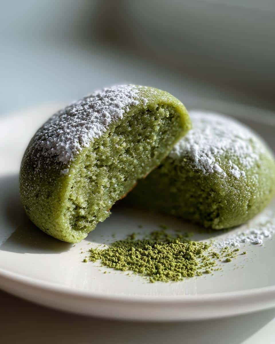 Chewy Matcha Mochi Bites - detail 1