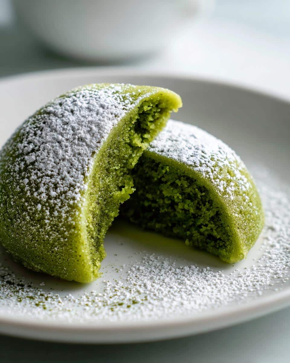 Chewy Matcha Mochi Bites - detail 4