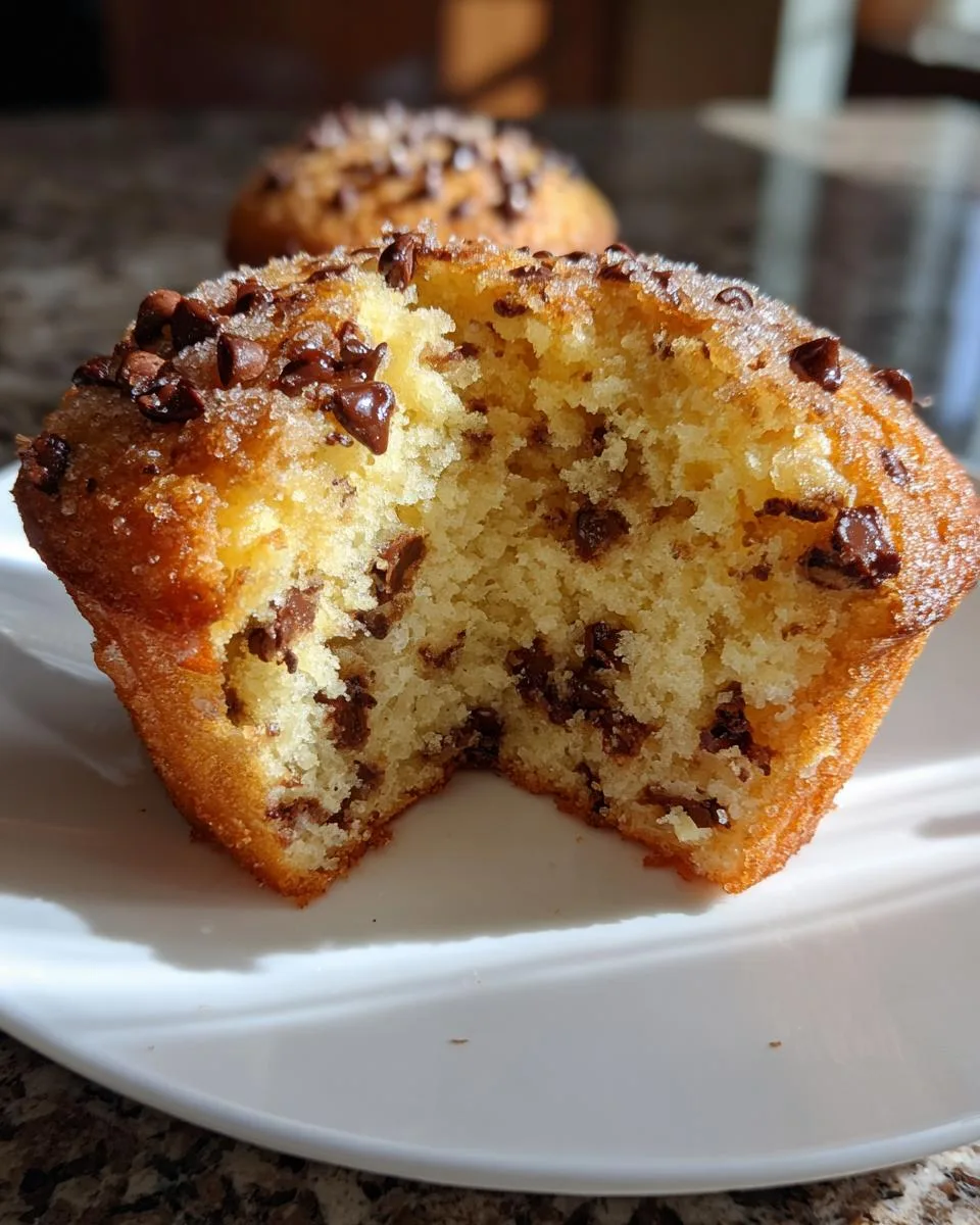 Chocolate Chip Muffins - detail 2