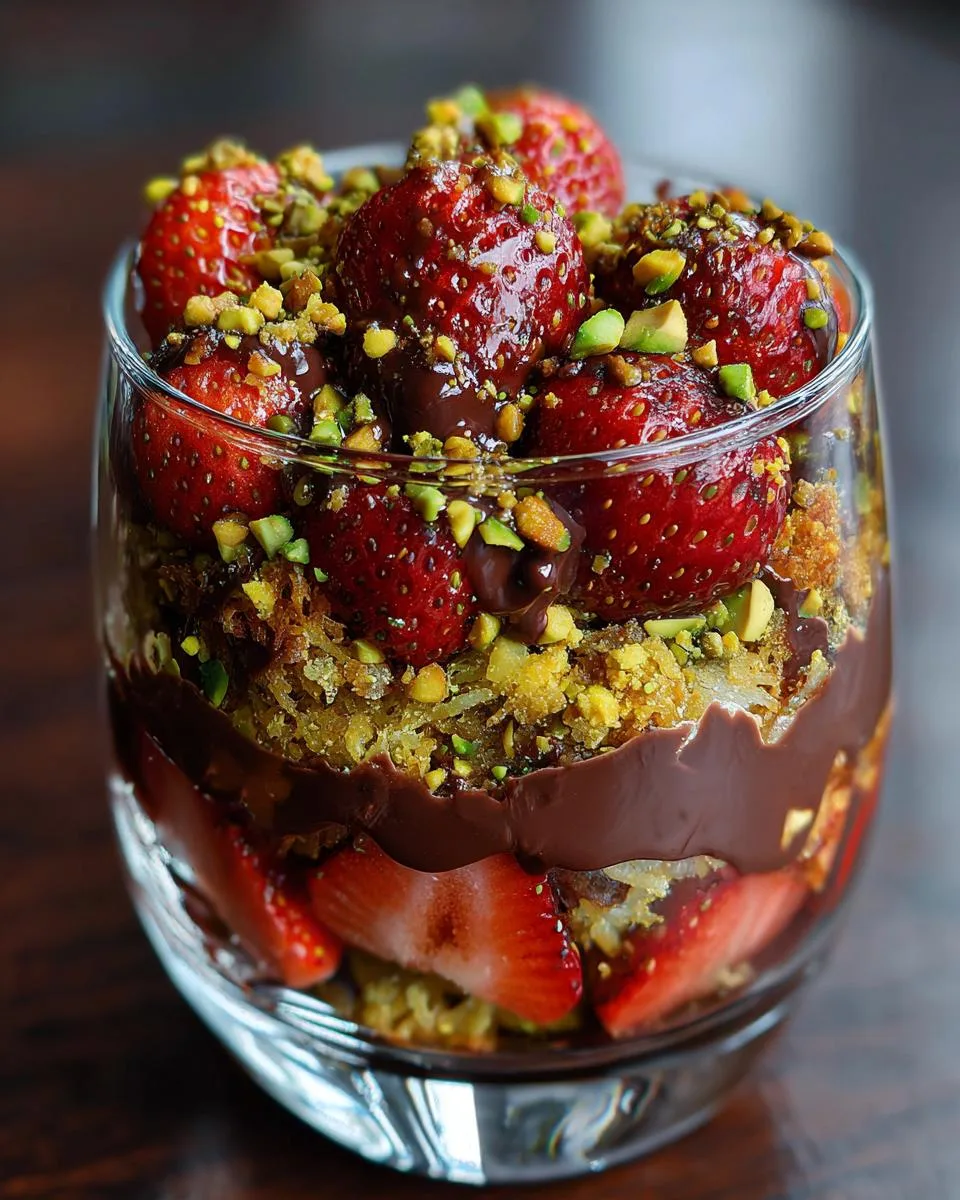 Dubai Chocolate Strawberries - detail 1