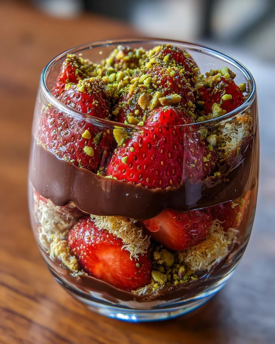 Dubai Chocolate Strawberries - detail 2