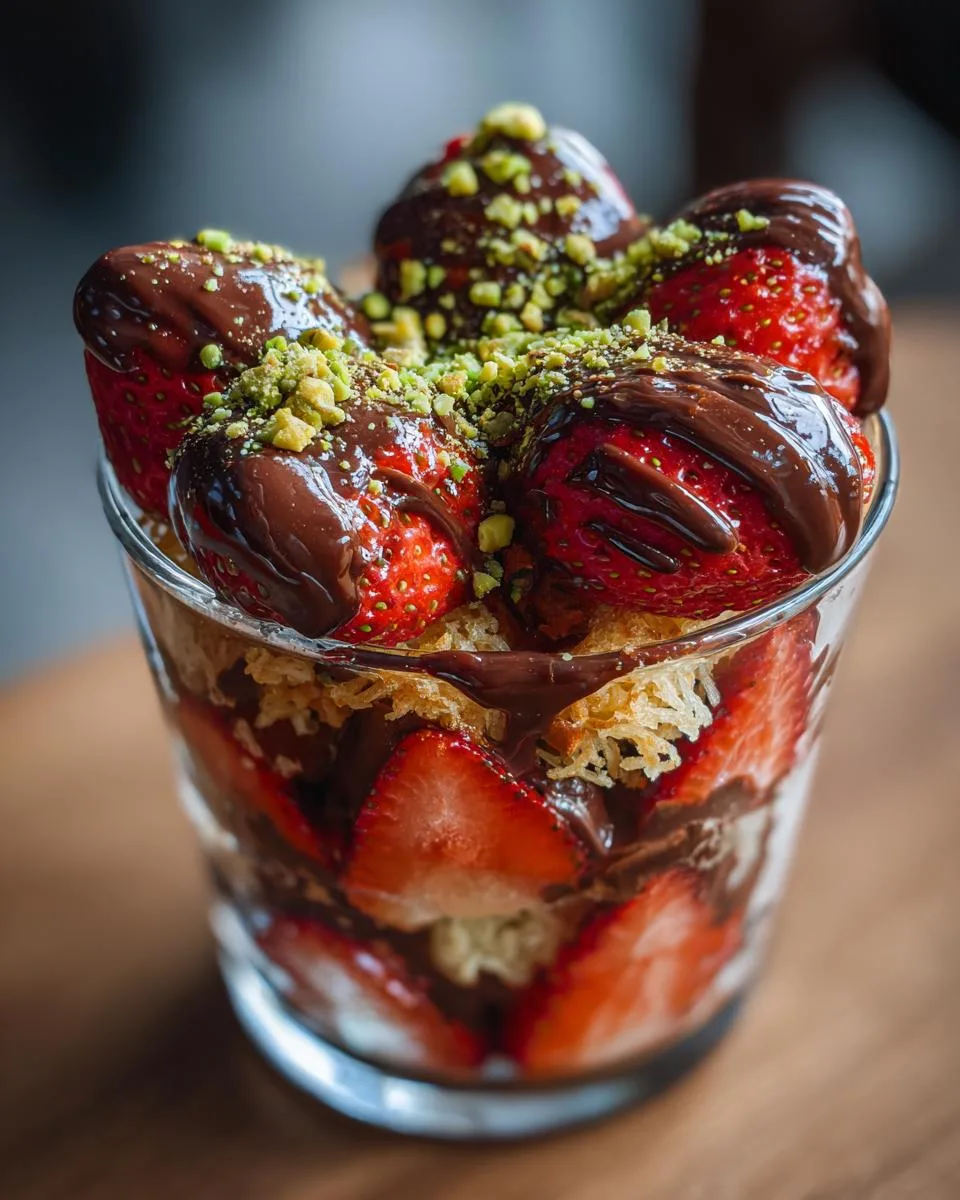 Dubai Chocolate Strawberries - detail 4