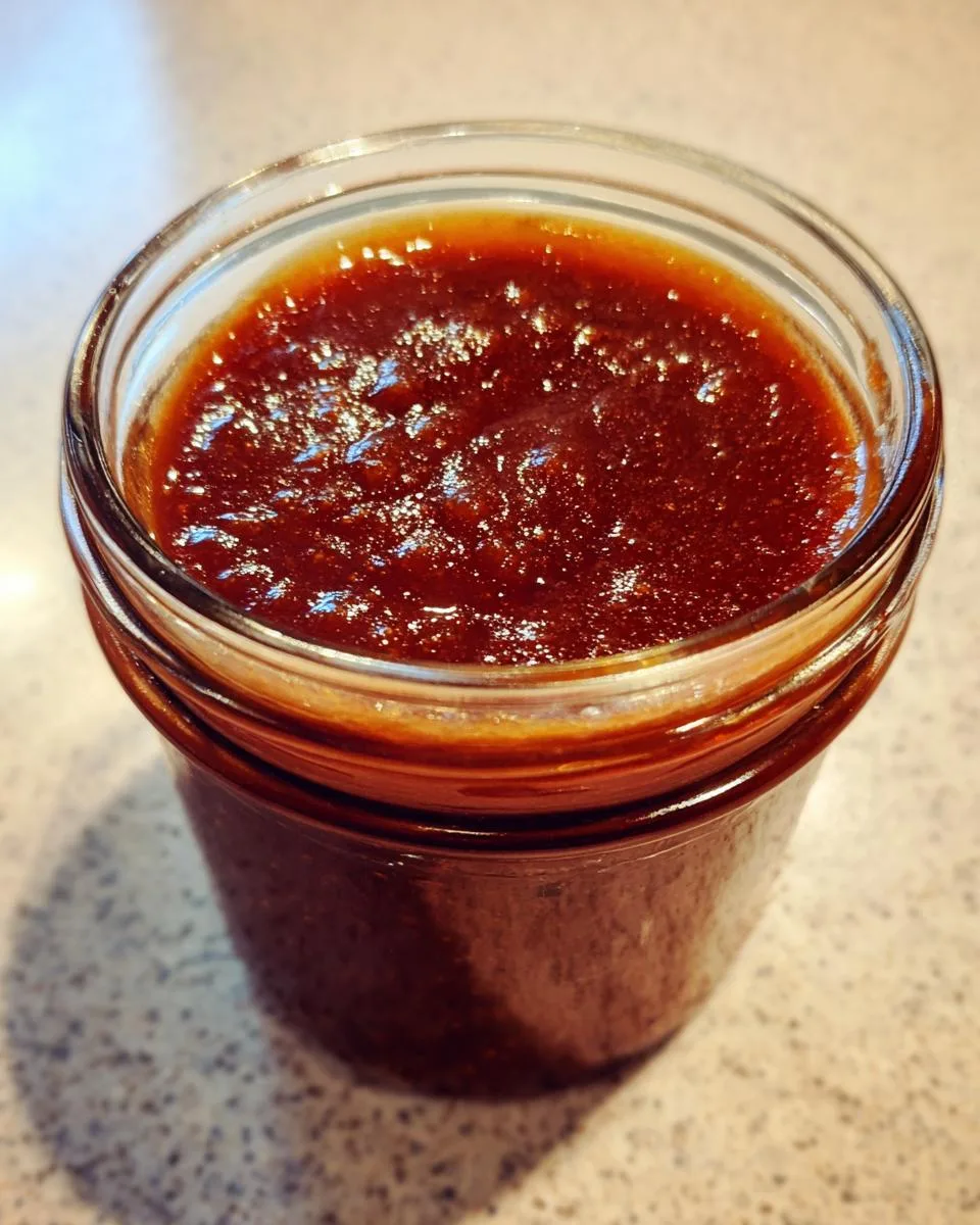 Homemade BBQ Sauce - detail 2