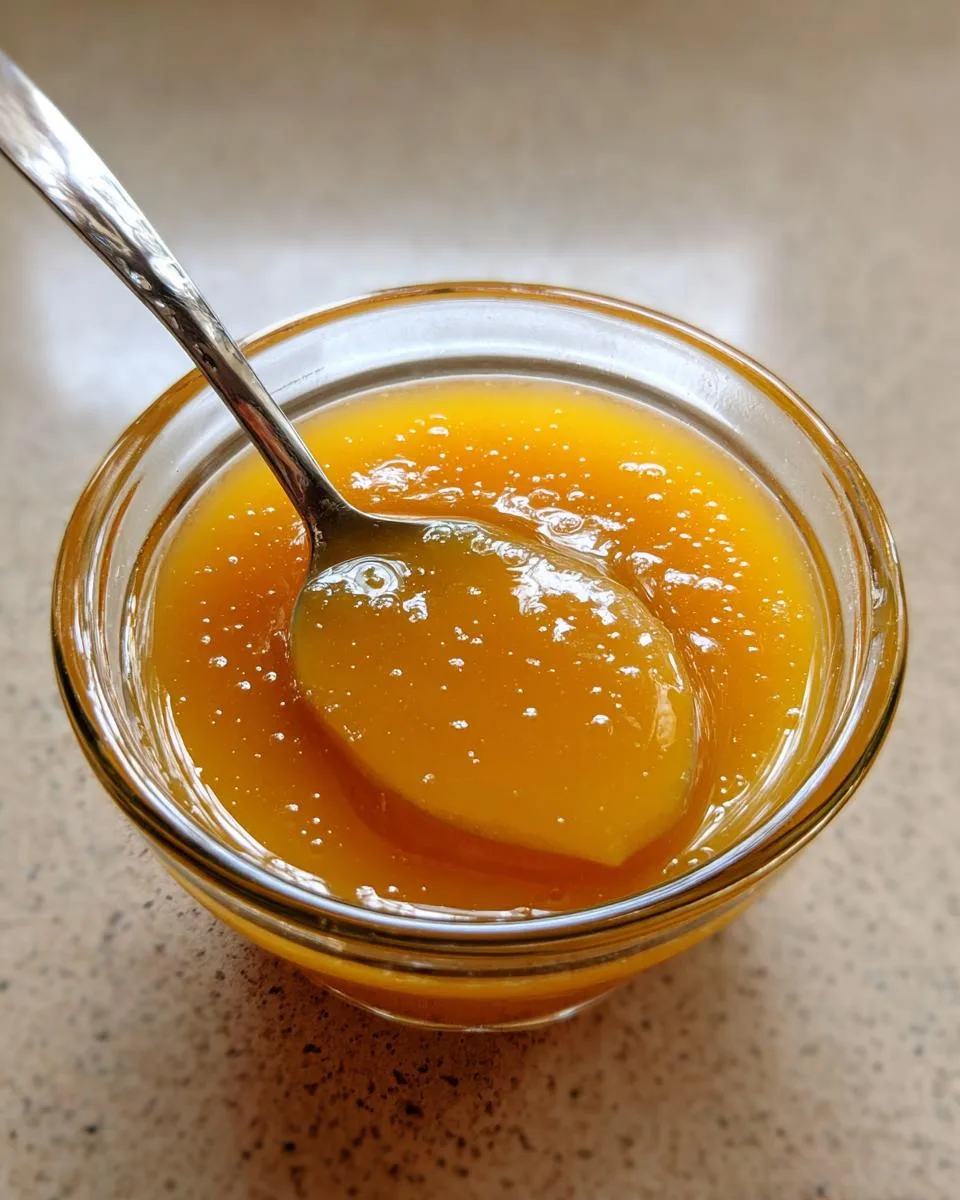 Homemade Peach Sauce - detail 1