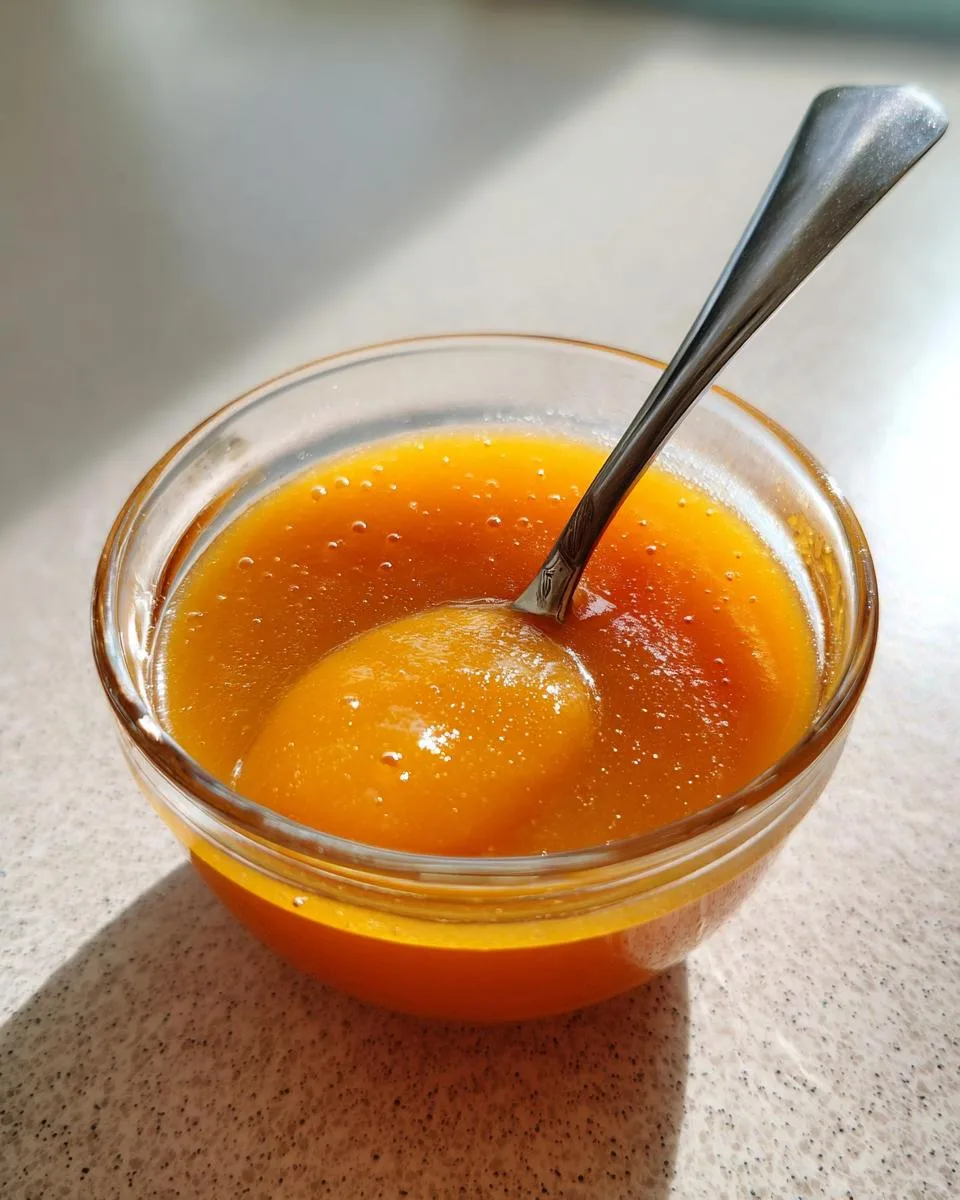 Homemade Peach Sauce - detail 3
