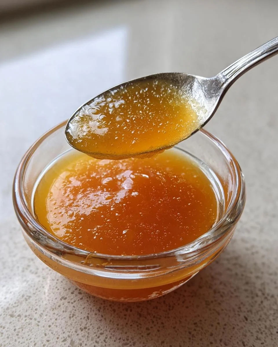 Homemade Peach Sauce - detail 4