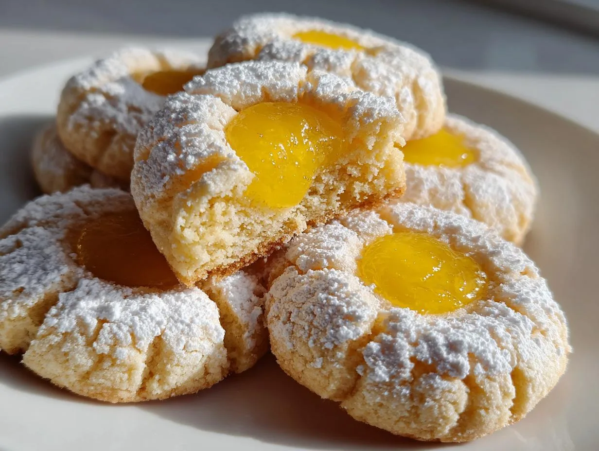 Lemon Curd Cookies