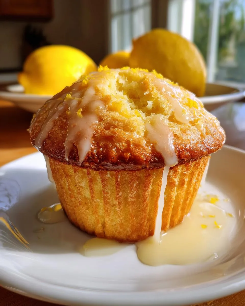 Lemon Muffins - detail 2