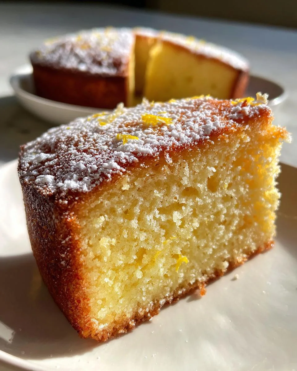 Lemon Tea Cake - detail 1
