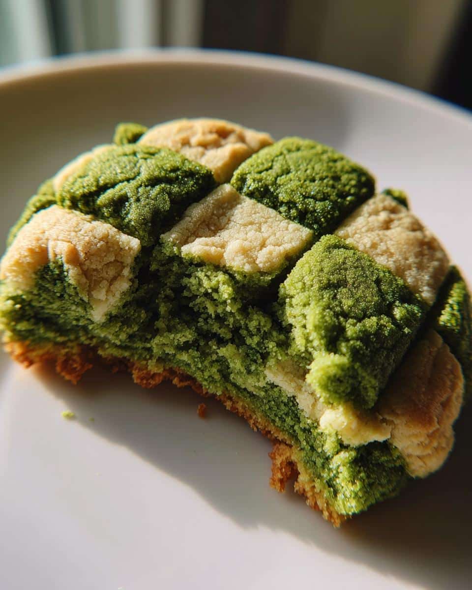 Matcha Checkerboard Cookies - detail 2