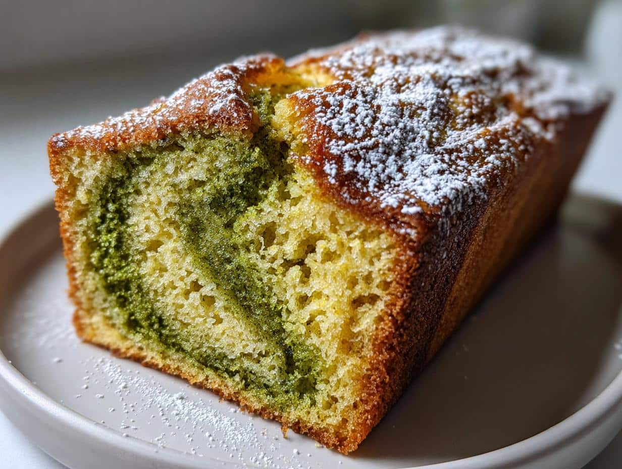 Matcha Marble Pound Cake