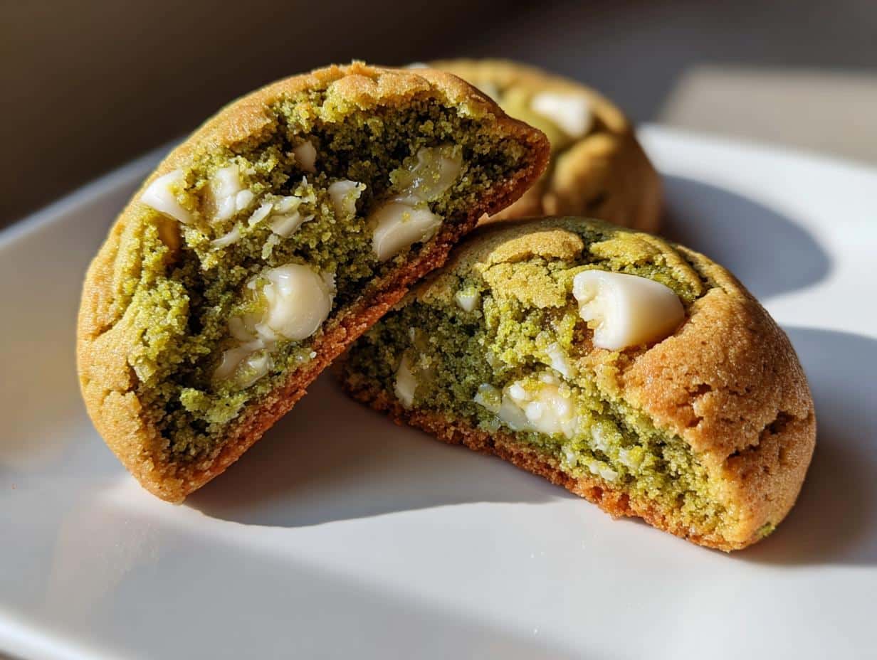 Matcha Mochi Cookies