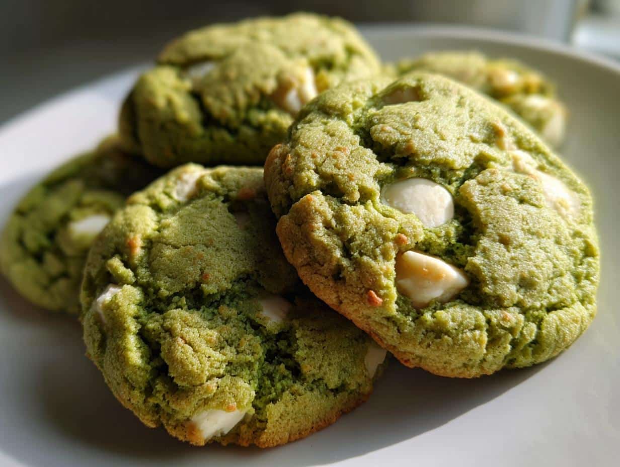 Matcha White Chocolate Cookies