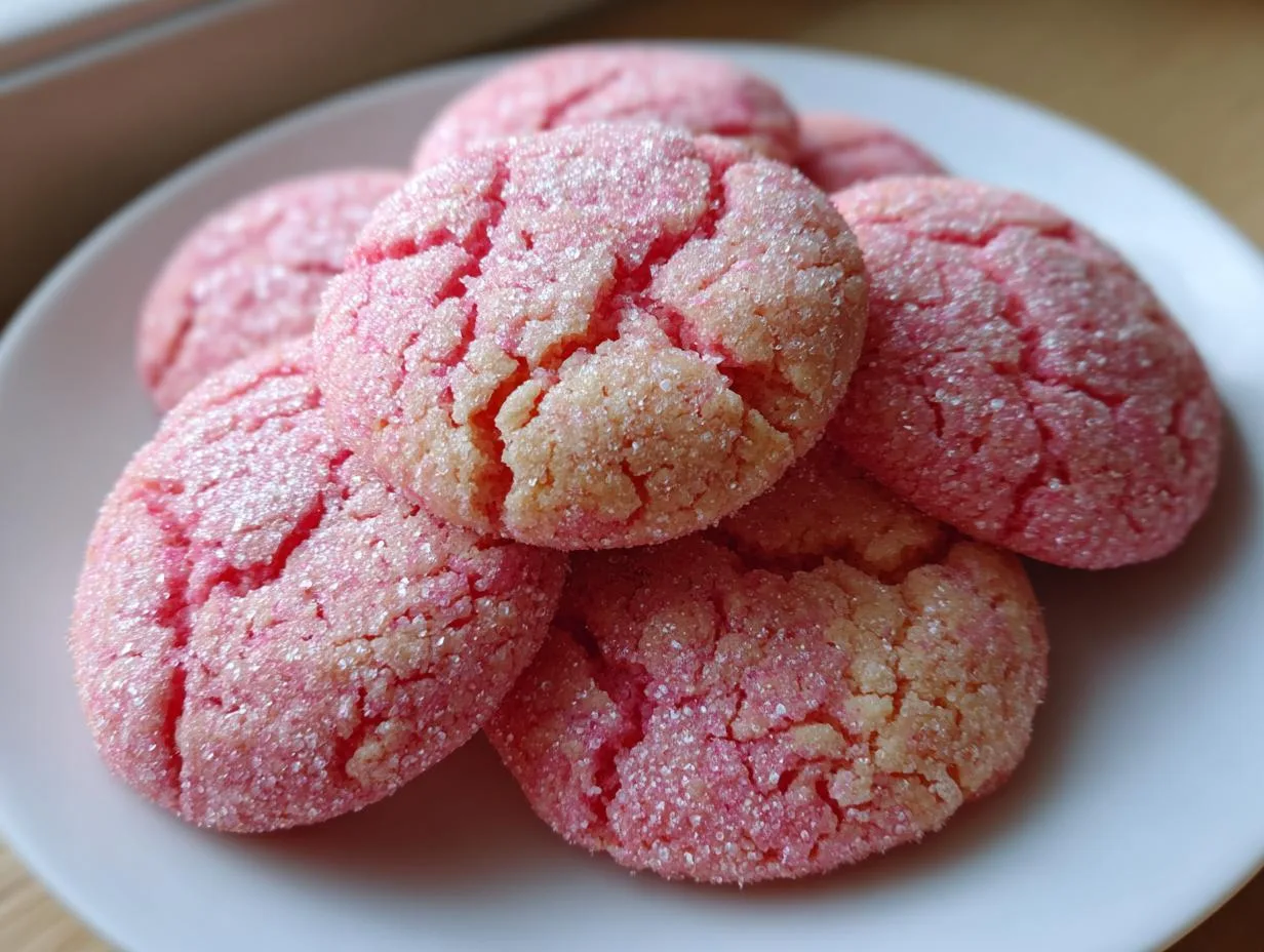 Strawberry Sugar Cookies