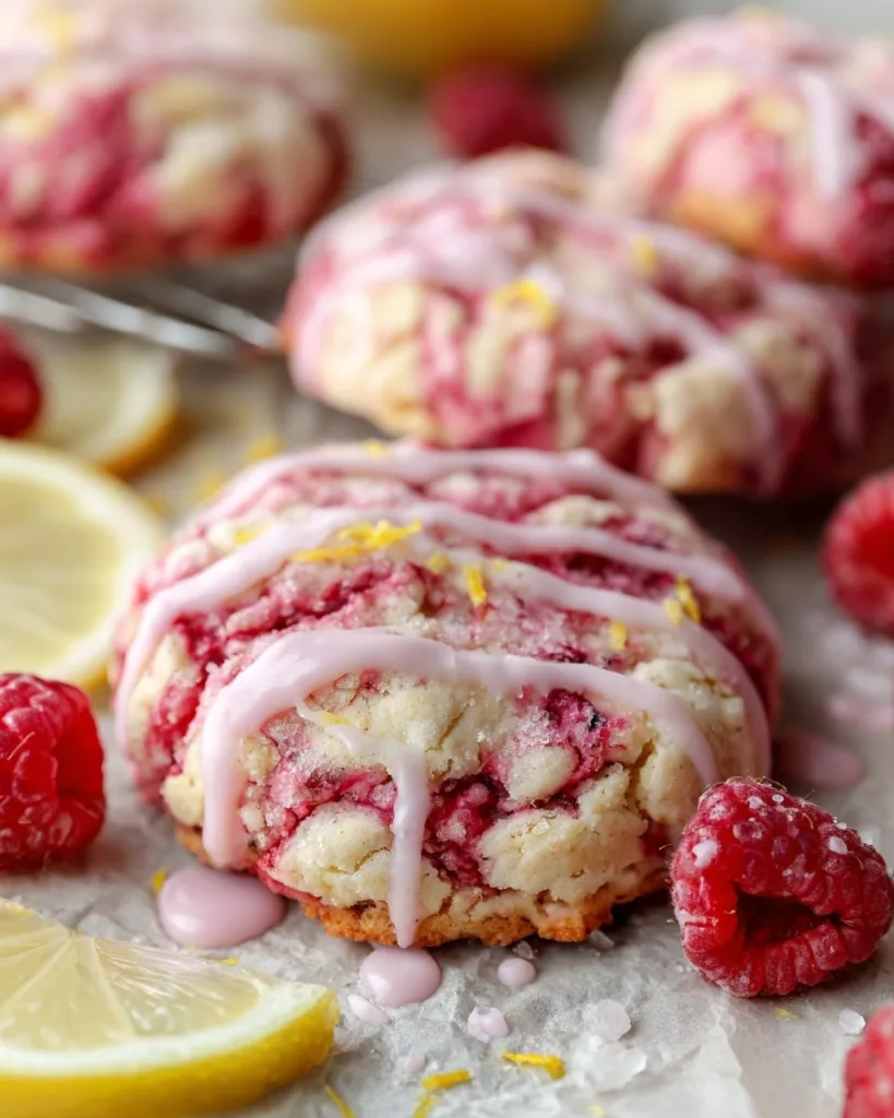 Lemon Raspberry Cookies